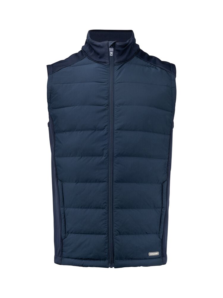 [351476-580-4] Cutter & Buck [351476] Veste Oak Harbor Vest homme (580 - Marine foncé, S)