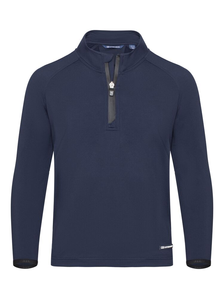 [358415-580-128] Cutter & Buck [358415] Sweat-shirt Adapt Half Zip Jacket Junior enfant (580 - Marine foncé, 128)