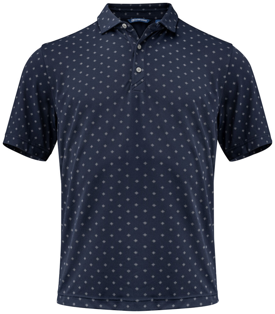 [354432-580-4] Cutter & Buck [354432] Polo Virtue Polo Printed homme (580 - Marine foncé, S)