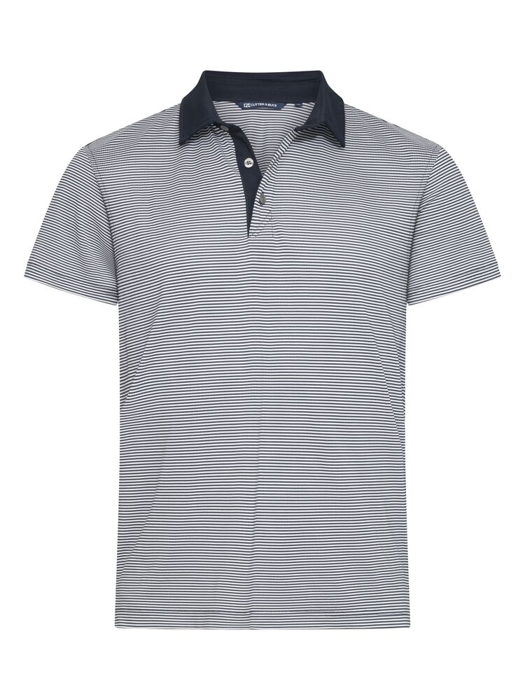 [354436-580-4] Cutter & Buck [354436] Polo Virtue Polo Stripe homme (580 - Marine foncé, S)