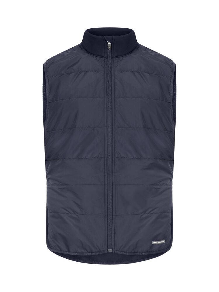 [351496-580-4] Cutter & Buck [351496] Veste Pemberton Hybrid Vest homme (580 - Marine foncé, S)
