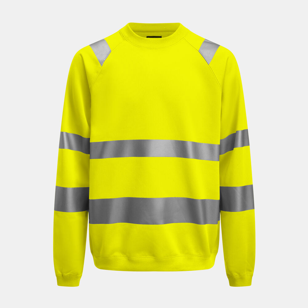 [65NO115065-2100-3] Jobman 1150 — Sweatshirt haute visibilité (2100 - Jaune, XS)