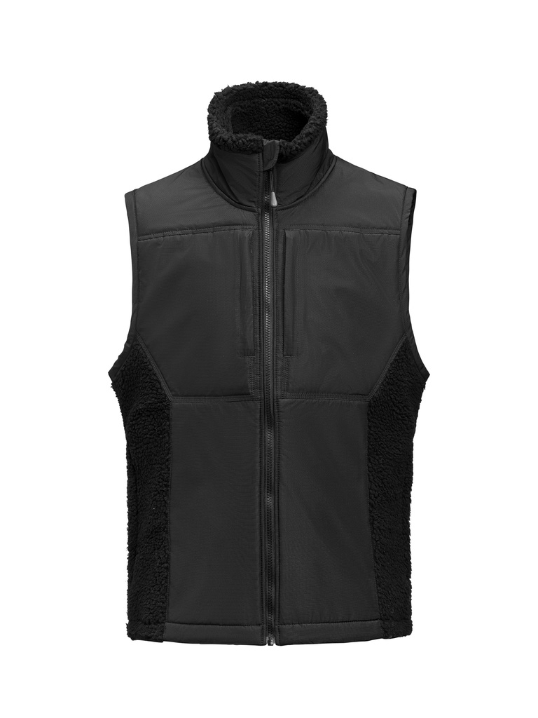 [651176-9900-3] Jobman 1176 — Gilet de travail polaire sherpa (9900 - Noir, XS)