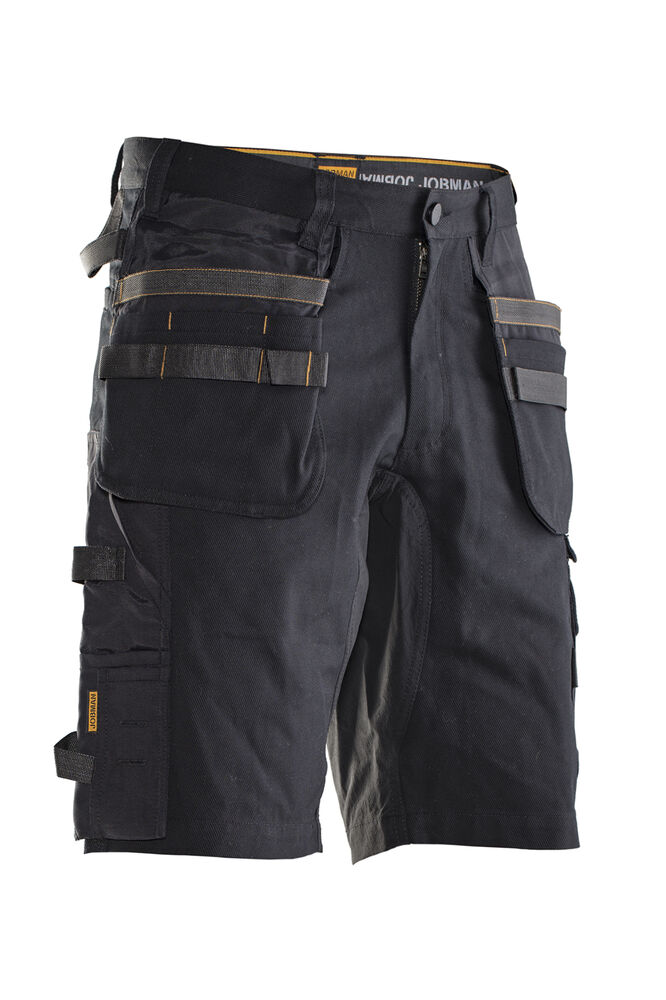 [65216818-9999-C44] Jobman 2168 — Short de travail stretch à poches holster (9999 - Noir, C44)