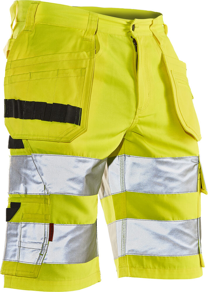 [65220562-2100-C44] Jobman 2205 — Short de travail à poches holster haute visibilité (2100 - Jaune, C44)