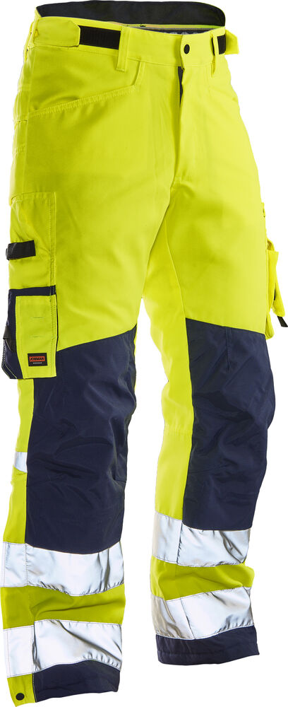 [65223607-2167-C44] Jobman 2236 — Pantalon de travail d’hiver haute visibilité (2167 - Jaune HV/ Navy, C44)