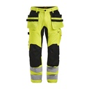 Jobman 2240 — Pantalon de travail stretch à poches holster haute visibilité