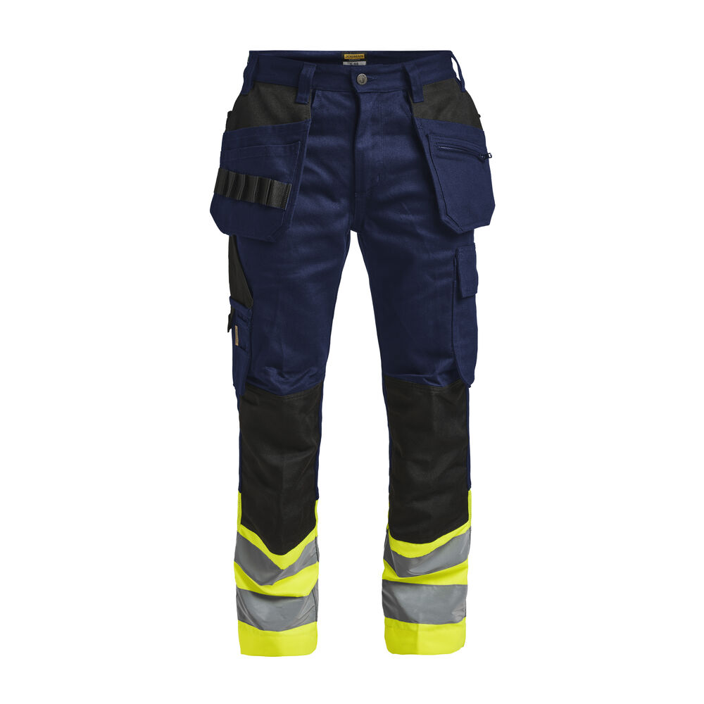 Jobman 2277 — Pantalon de travail à poches holster haute visibilité