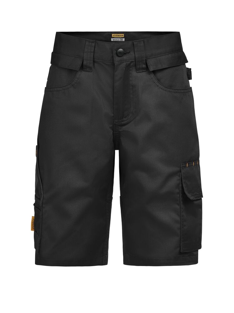 [652337-9999-34] Jobman 2337 — Short de travail stretch à poches holster pour femme (9999 - Noir, DA34)