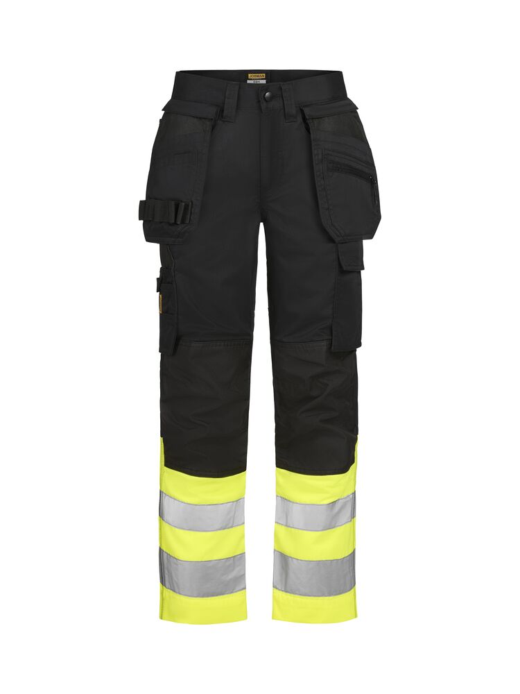 [652514-9921-C42] Jobman 2514 — Pantalon de travail à poches holster haute visibilité (C42)