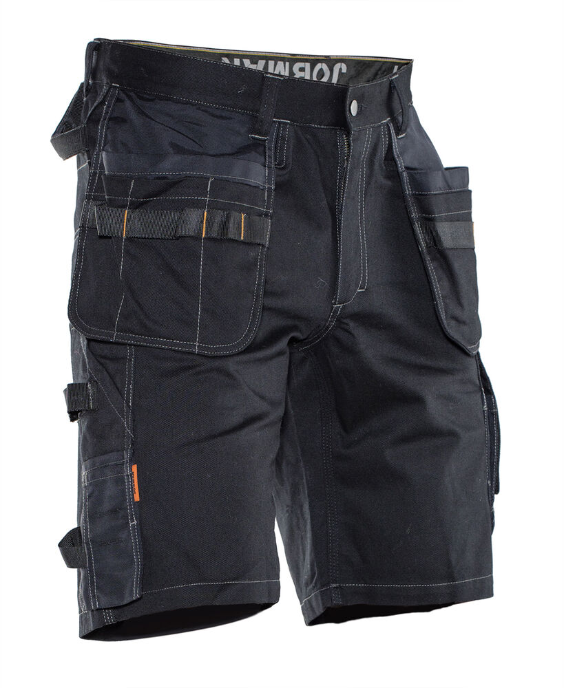 [65273311-9999-C44] Jobman 2733 — Short de travail en coton à poches holster (9999 - Noir, C44)