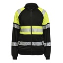 Jobman 5225 — Sweatshirt zippé haute visibilité