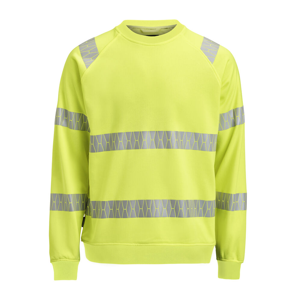 [65532467-2100-3] Jobman 5324 — Sweatshirt haute visibilité (XS)