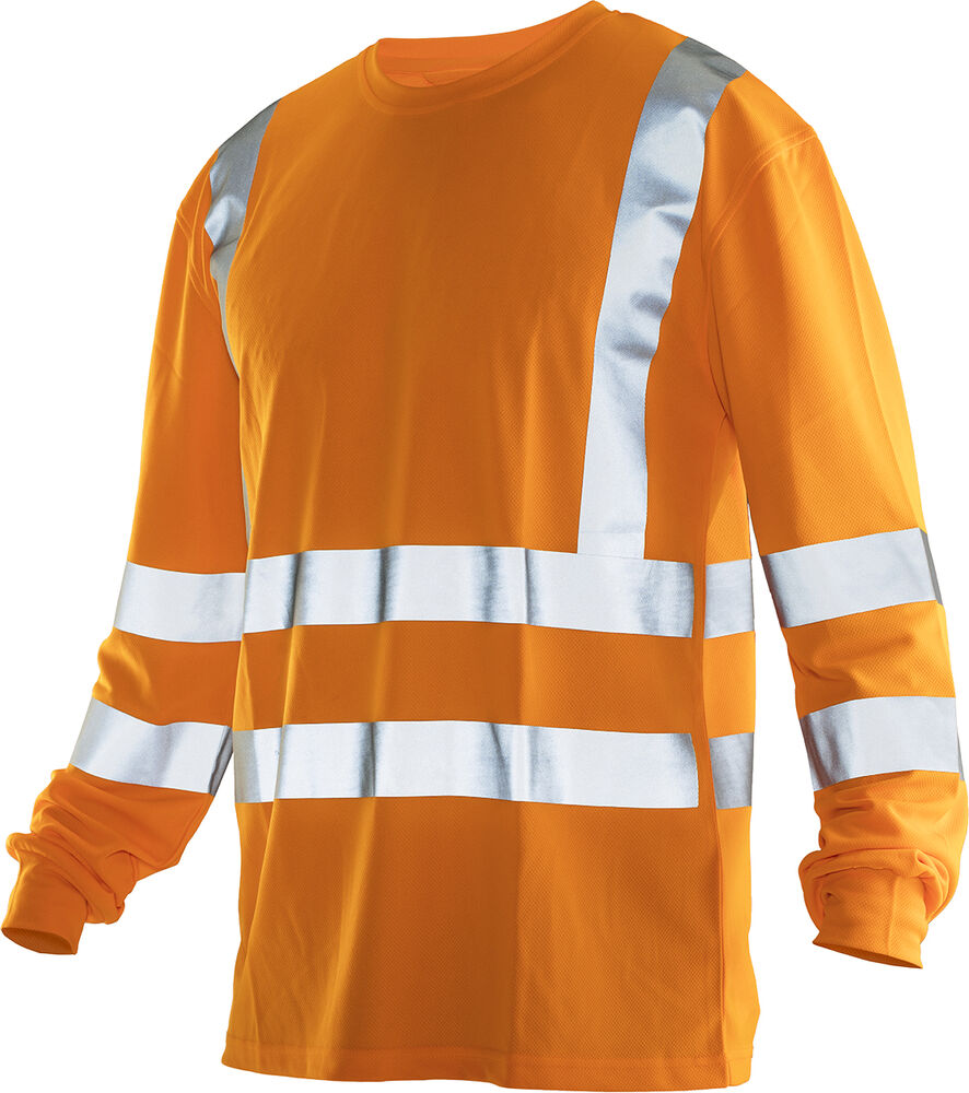 Jobman 5593 — T-shirt à manches longues haute visibilité