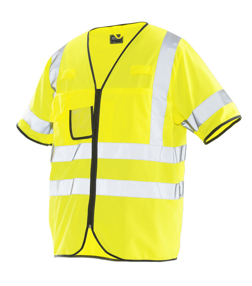 [65759864-2100-5] Jobman 7598 — Gilet de travail haute visibilité (2100 - Jaune, S/M)