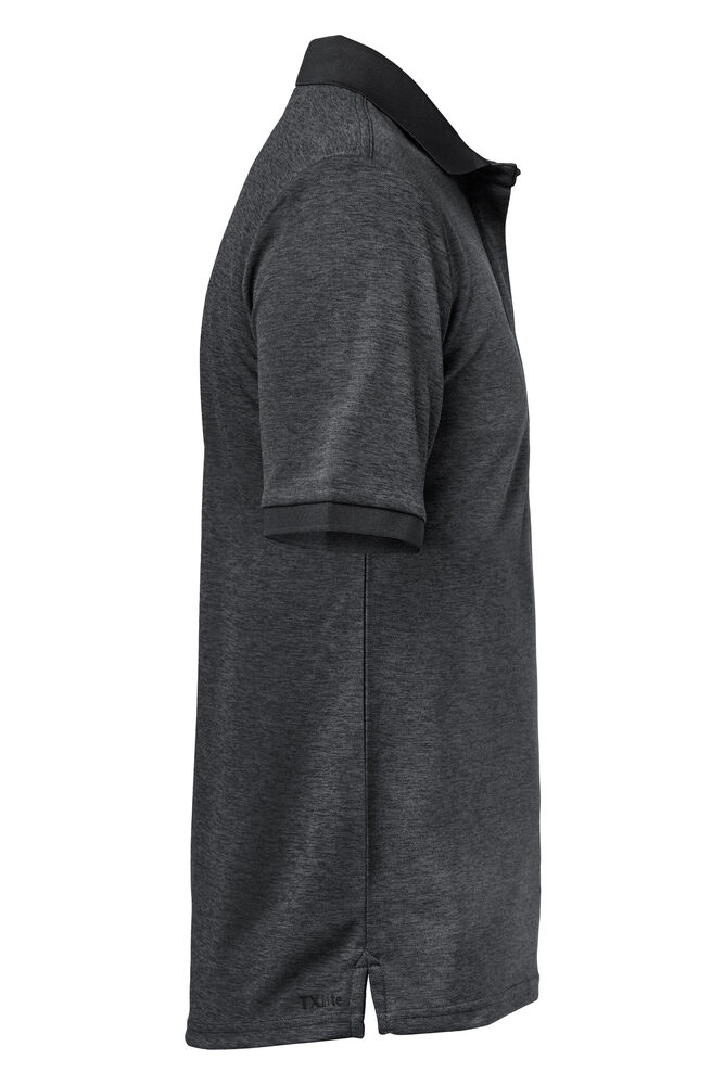 [465018060-999-9] Tenson 465018060 — TXlite Melange Polo Homme (3XL, Noir [999])