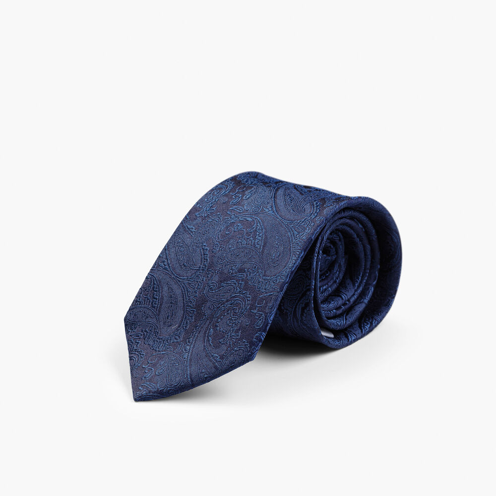 J.Harvest & Frost 2910400 — Solid Paisley Tie With Giftbox