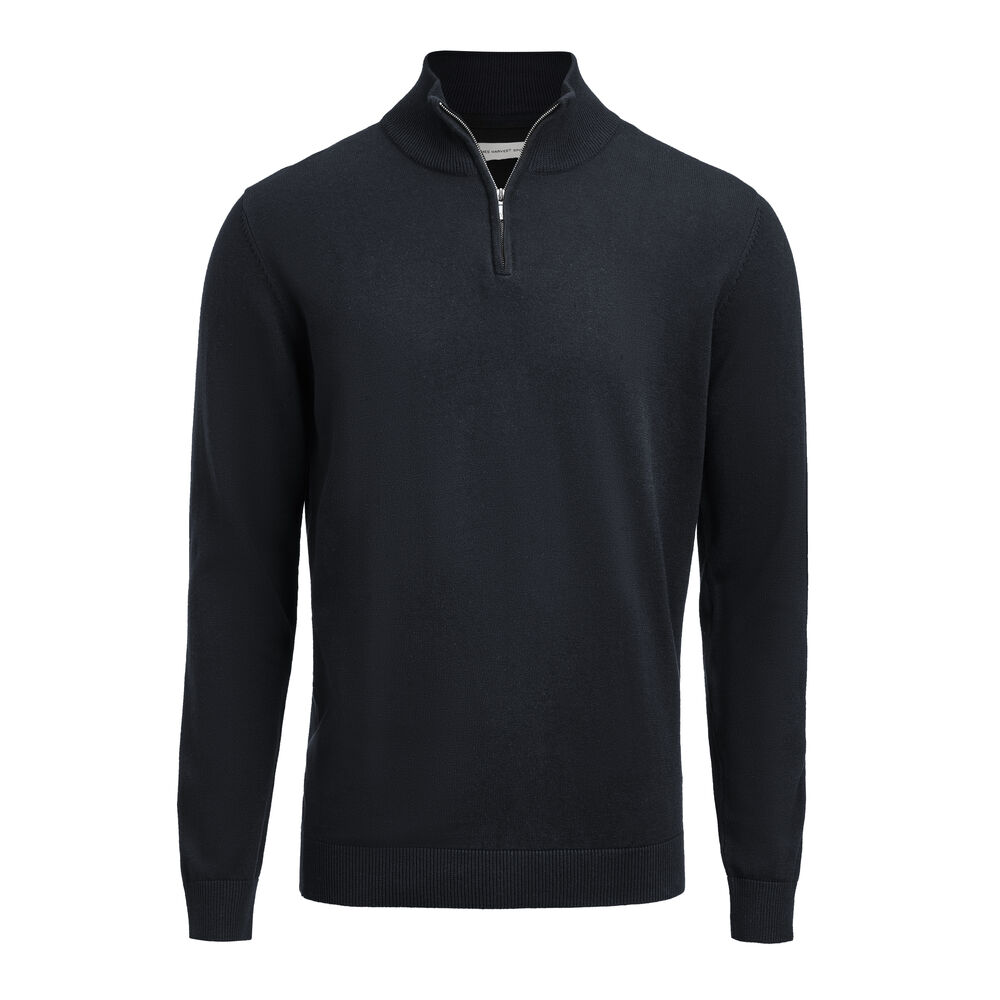 [2112515-600-9] James Harvest 2112515 — Ashland Demi-zip Pull Tricoté Unisexe (3XL, Marine [600])
