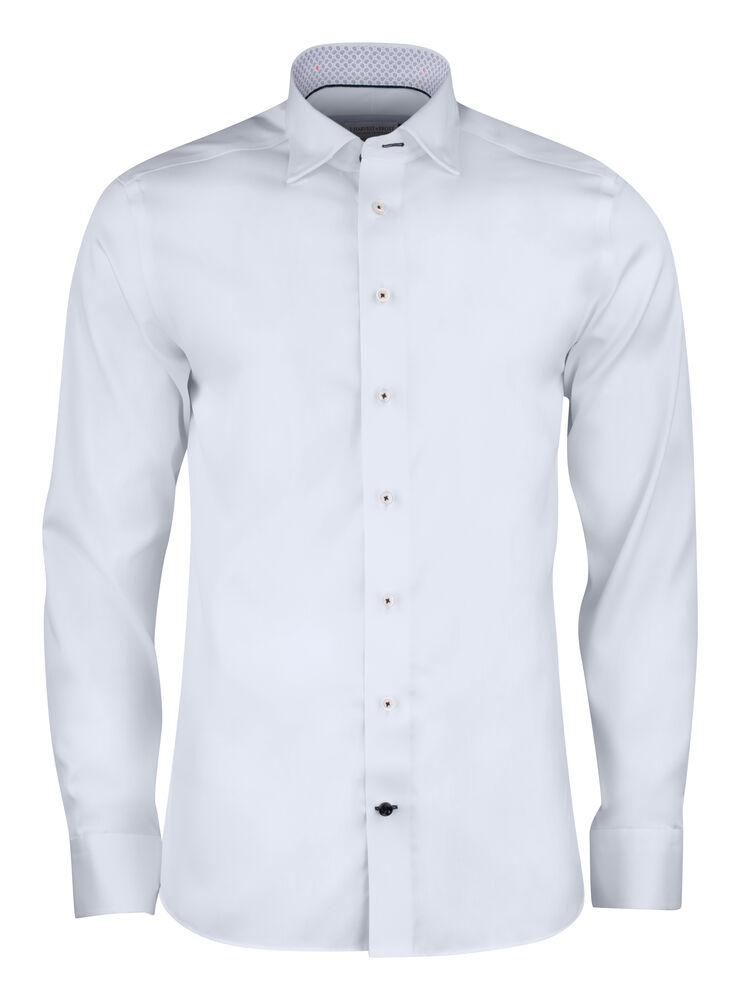 [2912201-100-9] J.Harvest & Frost 2912201 — RB122 Twill Chemise Regular Fit Hommes (3XL, Blanc [100])