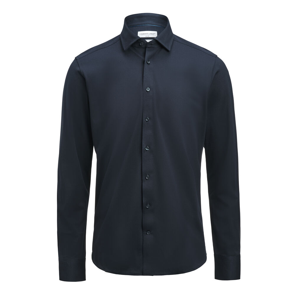 J.Harvest & Frost 2913502 — IB135 Pique Knit Chemise Slim Fit Hommes