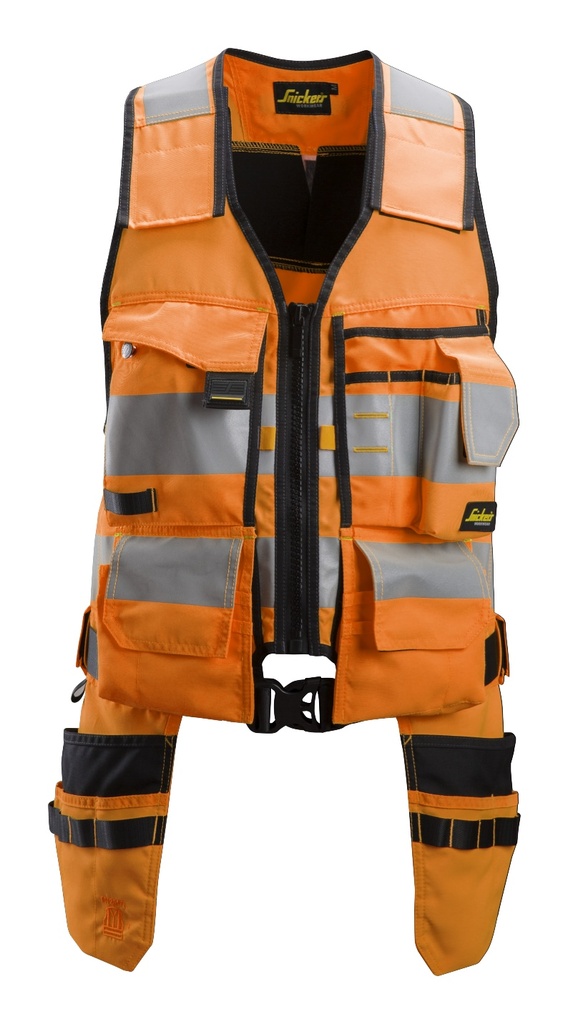 [42305504003] Snickers 4230- Gilet porte-outils, haute visibilité, Classe 1 (XS, 5504)