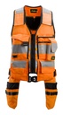 Snickers 4230- Gilet porte-outils, haute visibilité, Classe 1