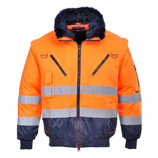 PJ50 - Blouson pilote 3 en 1 haute visibilité 