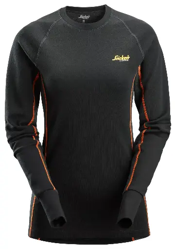 [9470] Snickers 9470 -  Haut pour femme Stay Warm en laine mérinos pour couche de base